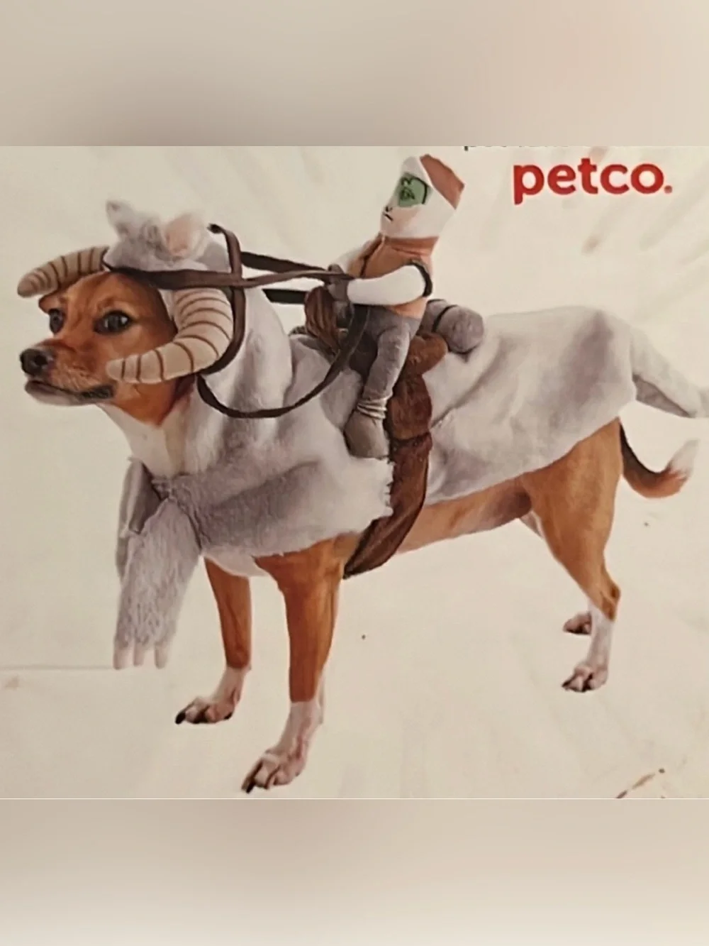 Star Wars Dog Pet Tauntaun Costume Luke Skywalker on Tauntaun Halloween Small